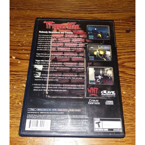 Trigger Man (Sony PlayStation 2, PS2, 2004) Black label - Picture 3 of 3